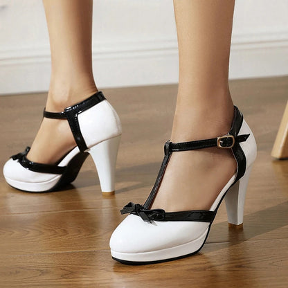 ALVÉRINE™ | Madeleine T-Strap Heels