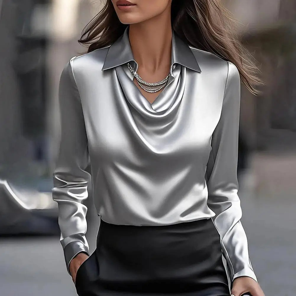 LUMORA™ | Muse Satin Blouse