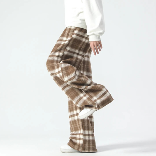 VELKARA™ | Graphic Plaid Lounge Pant