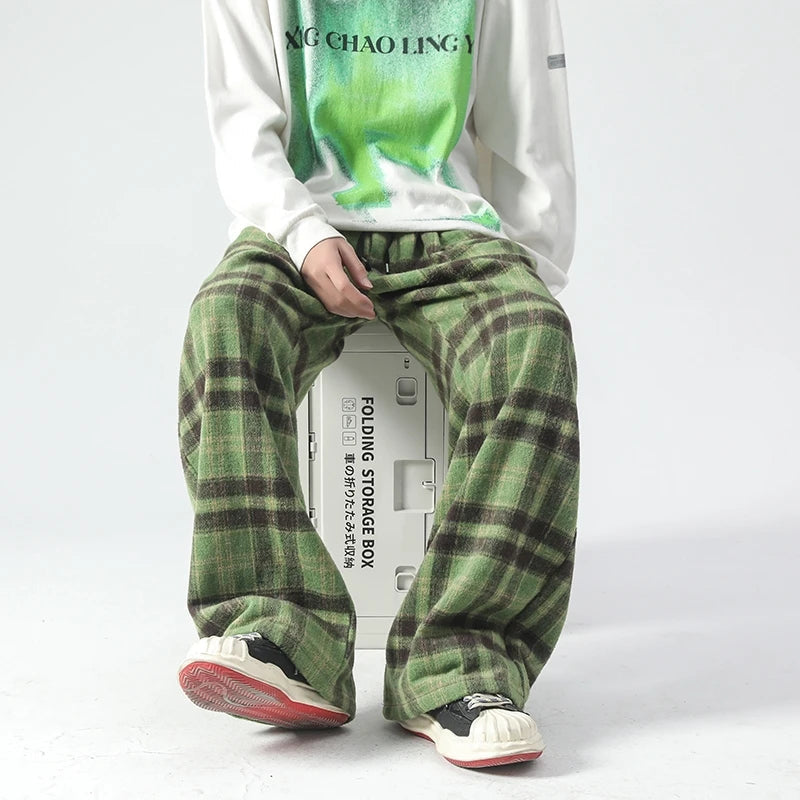 VELKARA™ | Graphic Plaid Lounge Pant