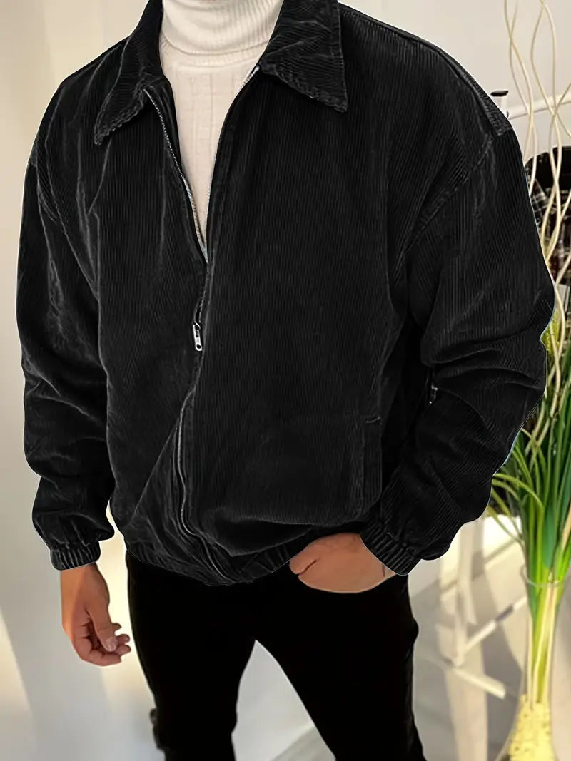 MARVELIN™ | Corduroy Zip-Front Jacket