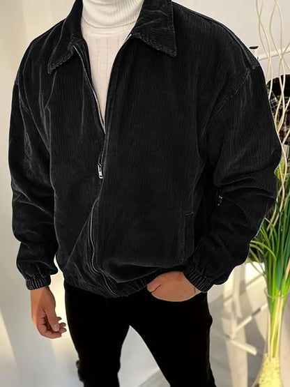 MARVELIN™ | Corduroy Zip-Front Jacket