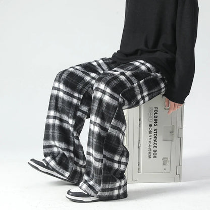 VELKARA™ | Graphic Plaid Lounge Pant