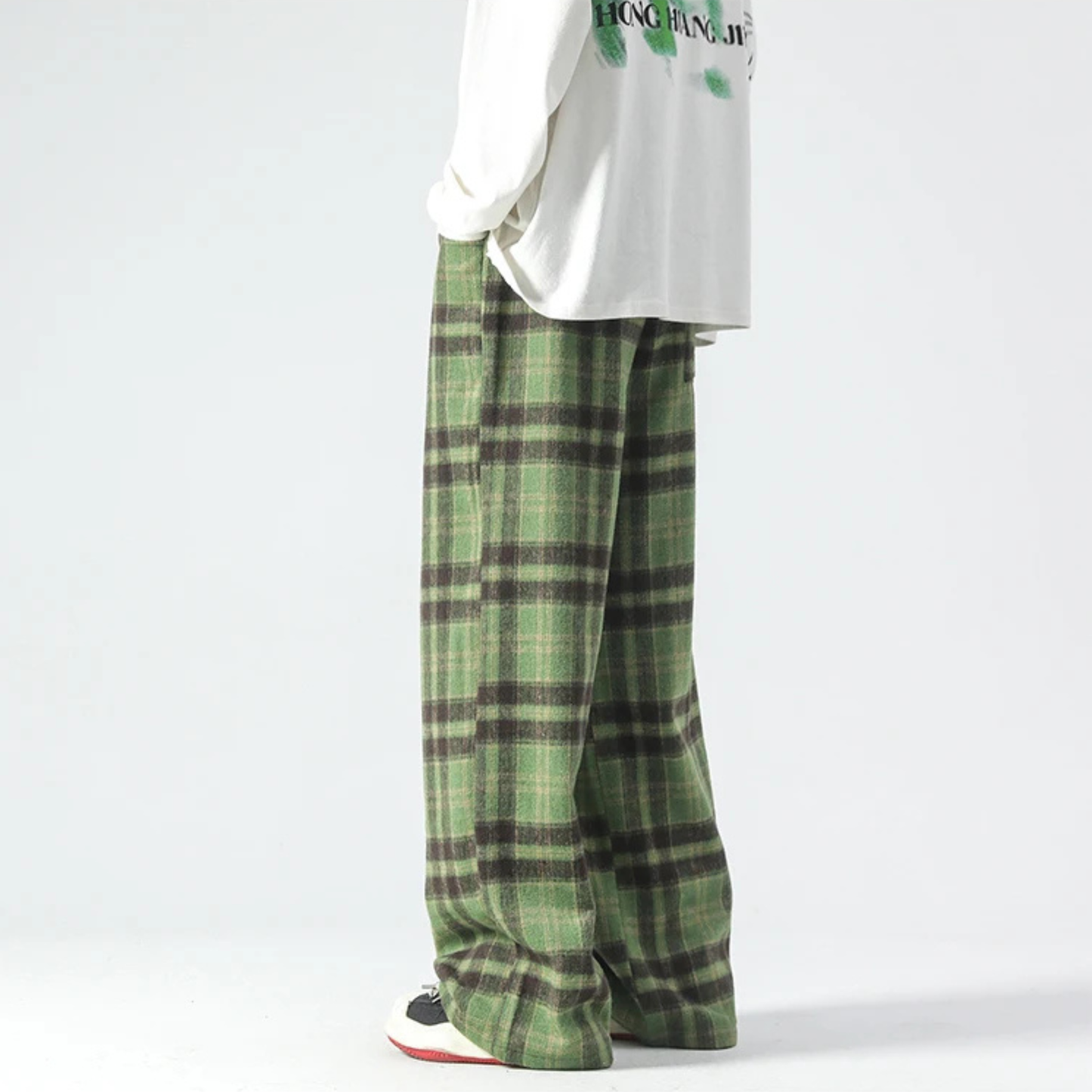 VELKARA™ | Graphic Plaid Lounge Pant