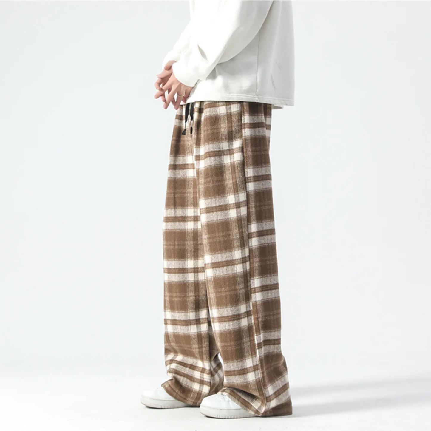 VELKARA™ | Graphic Plaid Lounge Pant