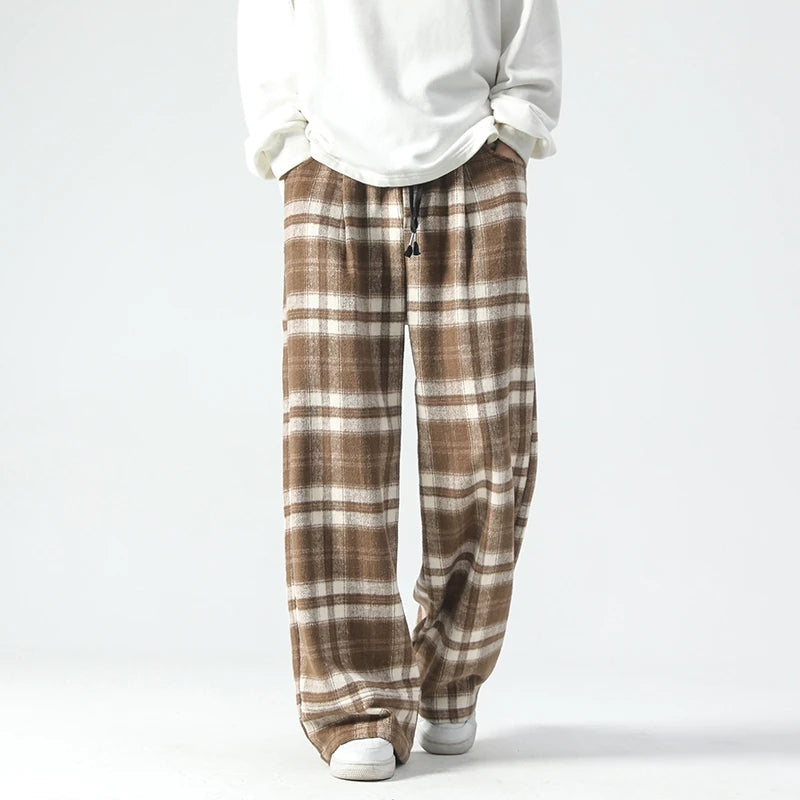 VELKARA™ | Graphic Plaid Lounge Pant