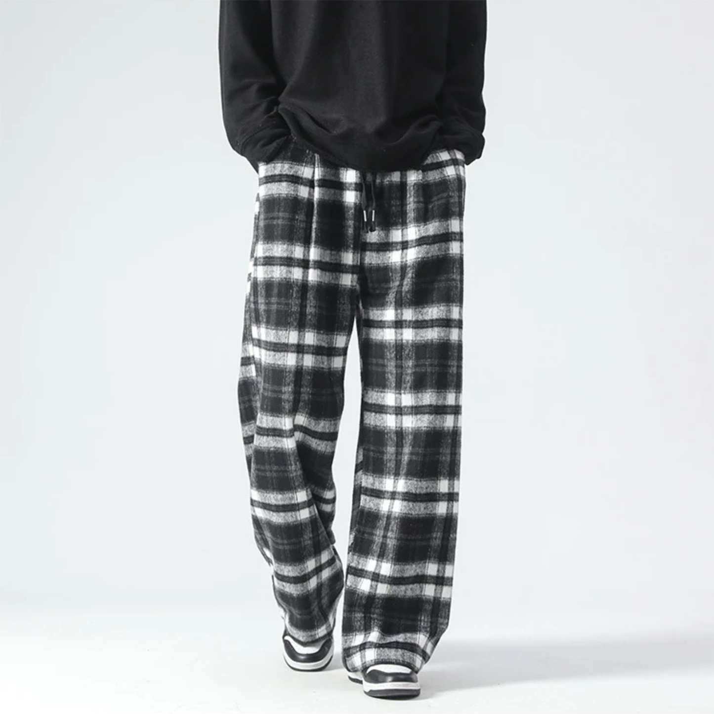 VELKARA™ | Graphic Plaid Lounge Pant