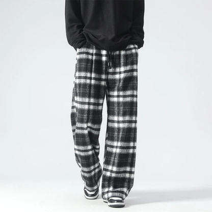 VELKARA™ | Graphic Plaid Lounge Pant