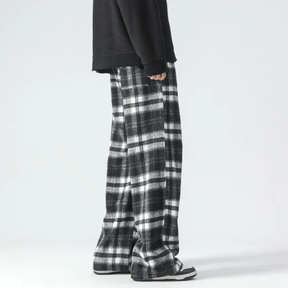 VELKARA™ | Graphic Plaid Lounge Pant