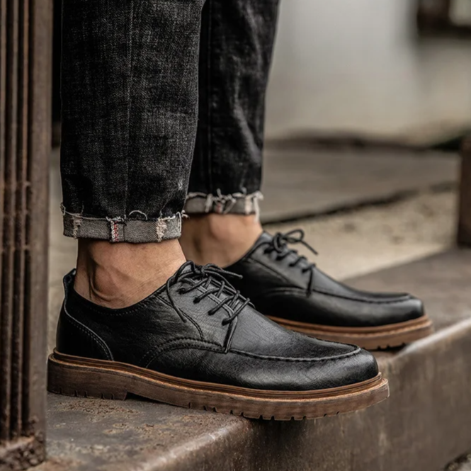 VARELLI™ | Hamilton Leather Derby Shoe