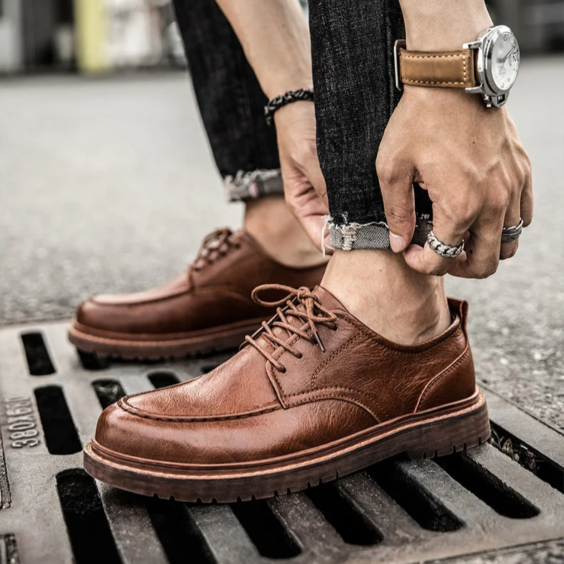 VARELLI™ | Hamilton Leather Derby Shoe