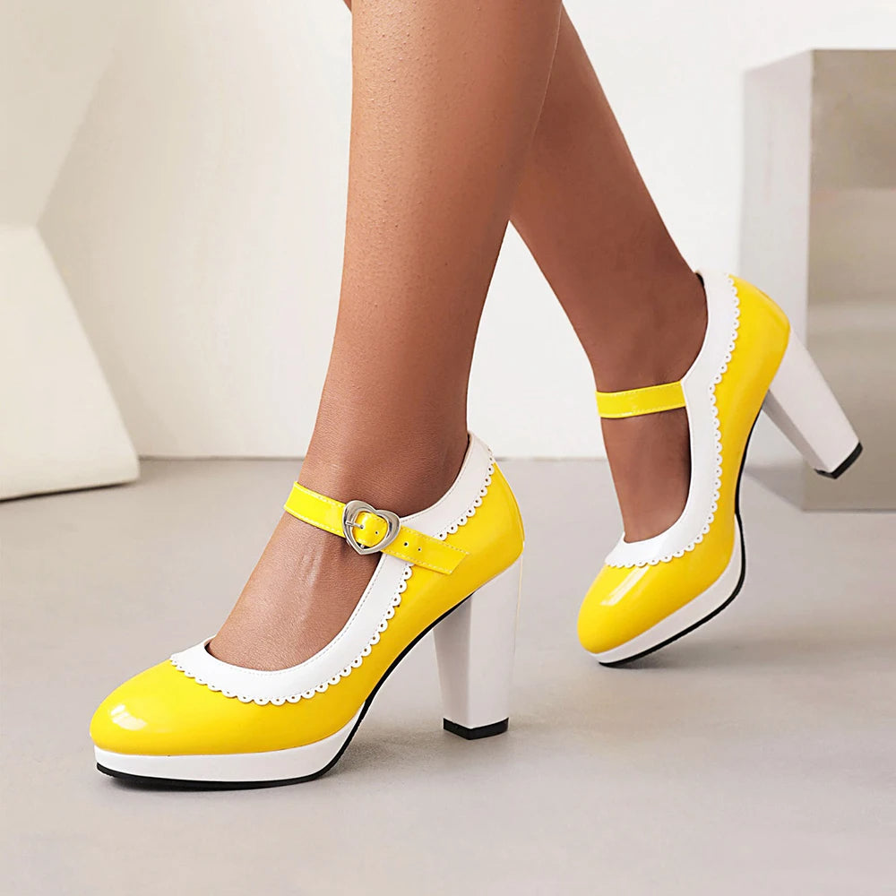 ZYLÉA™ | Elevated Mary Jane Heels