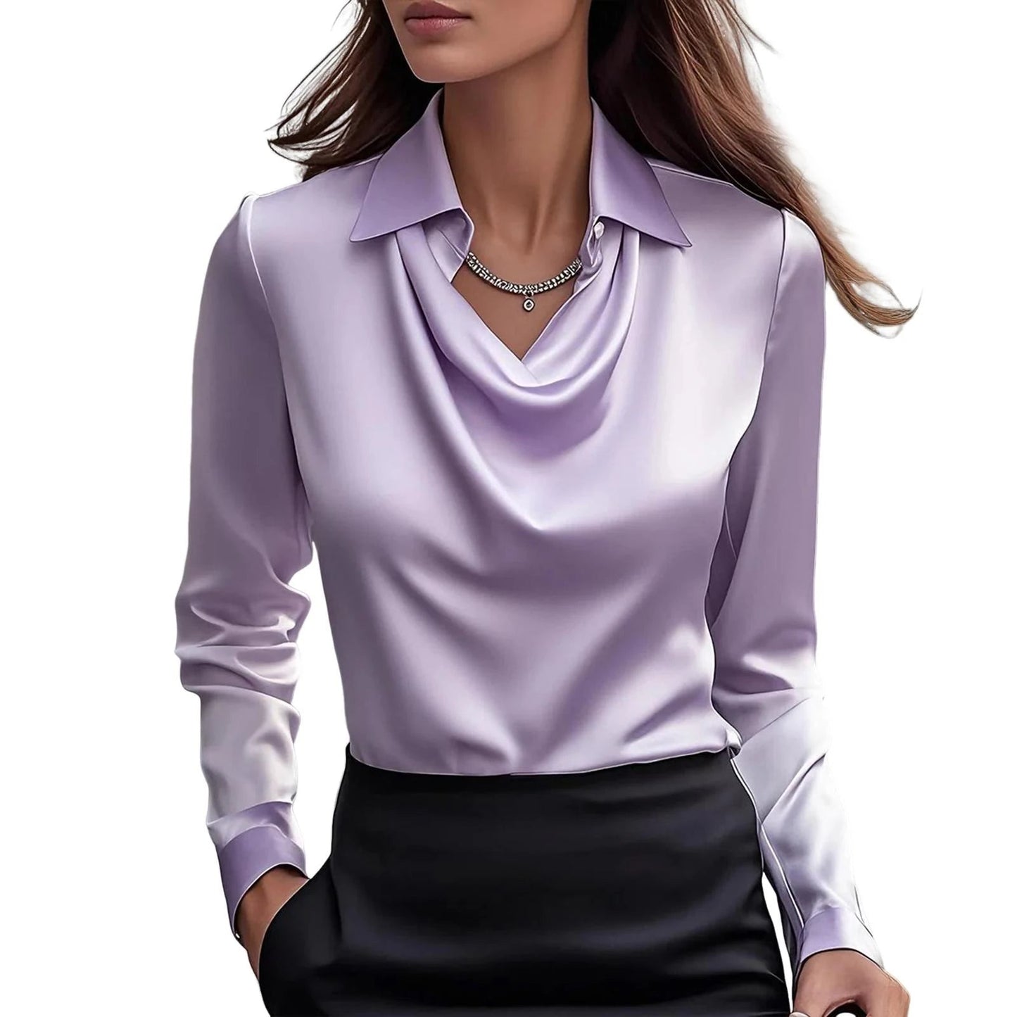 LUMORA™ | Muse Satin Blouse