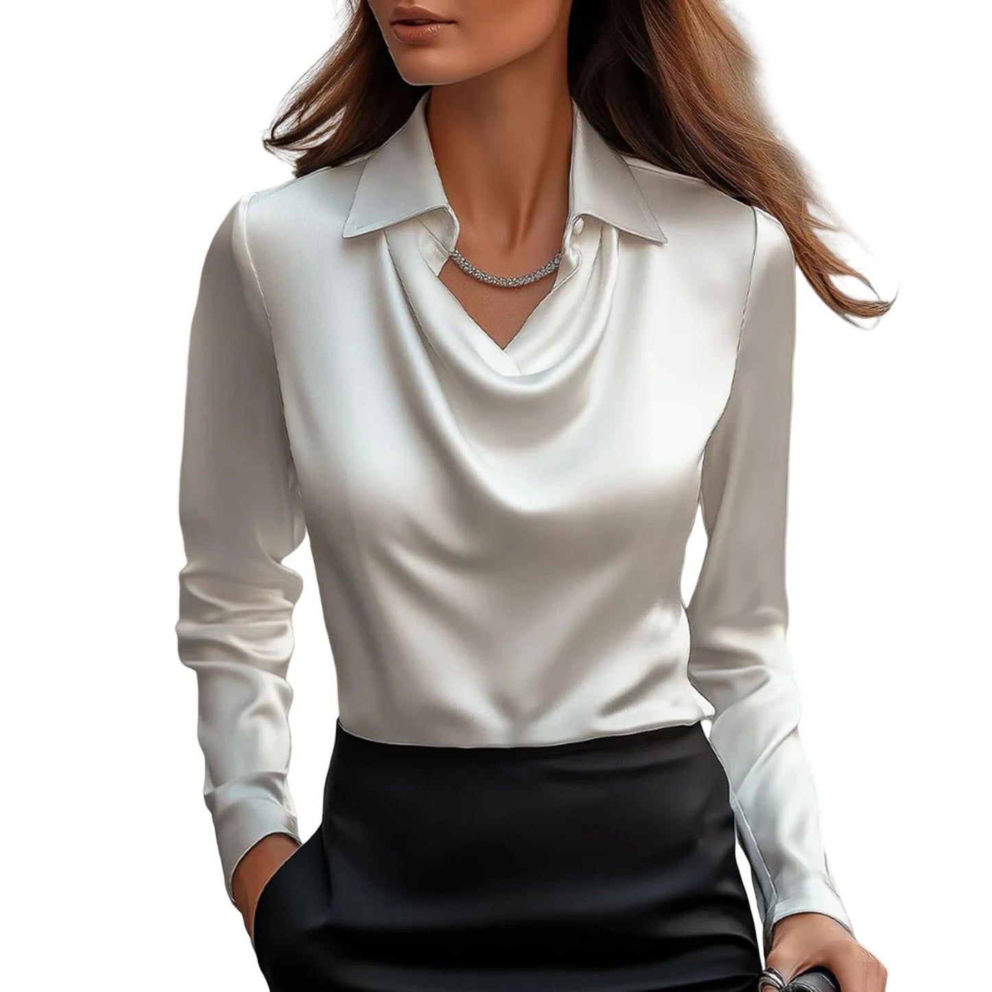 LUMORA™ | Muse Satin Blouse